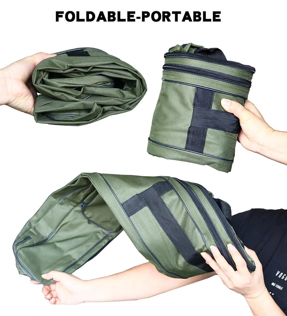 Sac de transport pliable pour cannes à pêche - Étui multi-fonctions waterproof - Tailles 60 à 182 cm