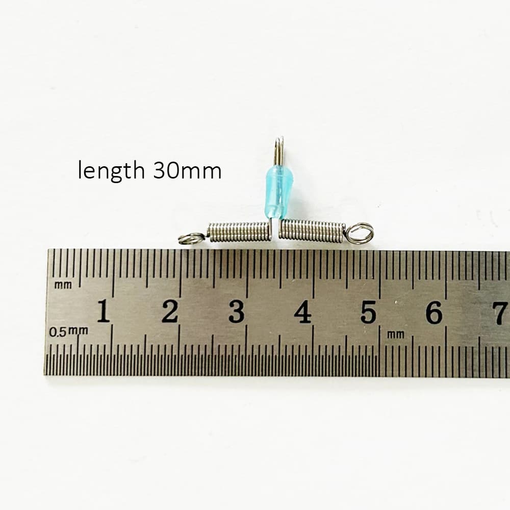 50 bas de ligne T en acier inoxydable - Bas de ligne bifurqués avec émerillon pour pêche précise