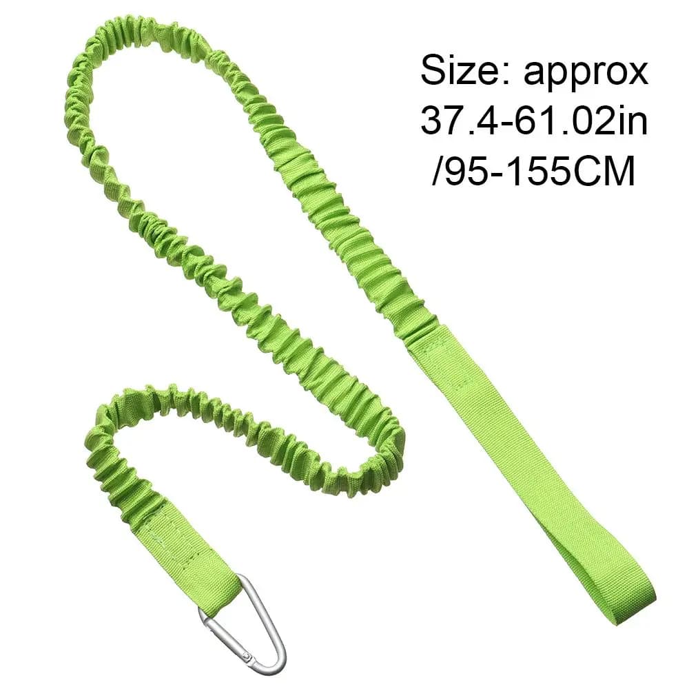 Longe de sécurité élastique paddle board kayak leash surf avec mousqueton pour rame canne