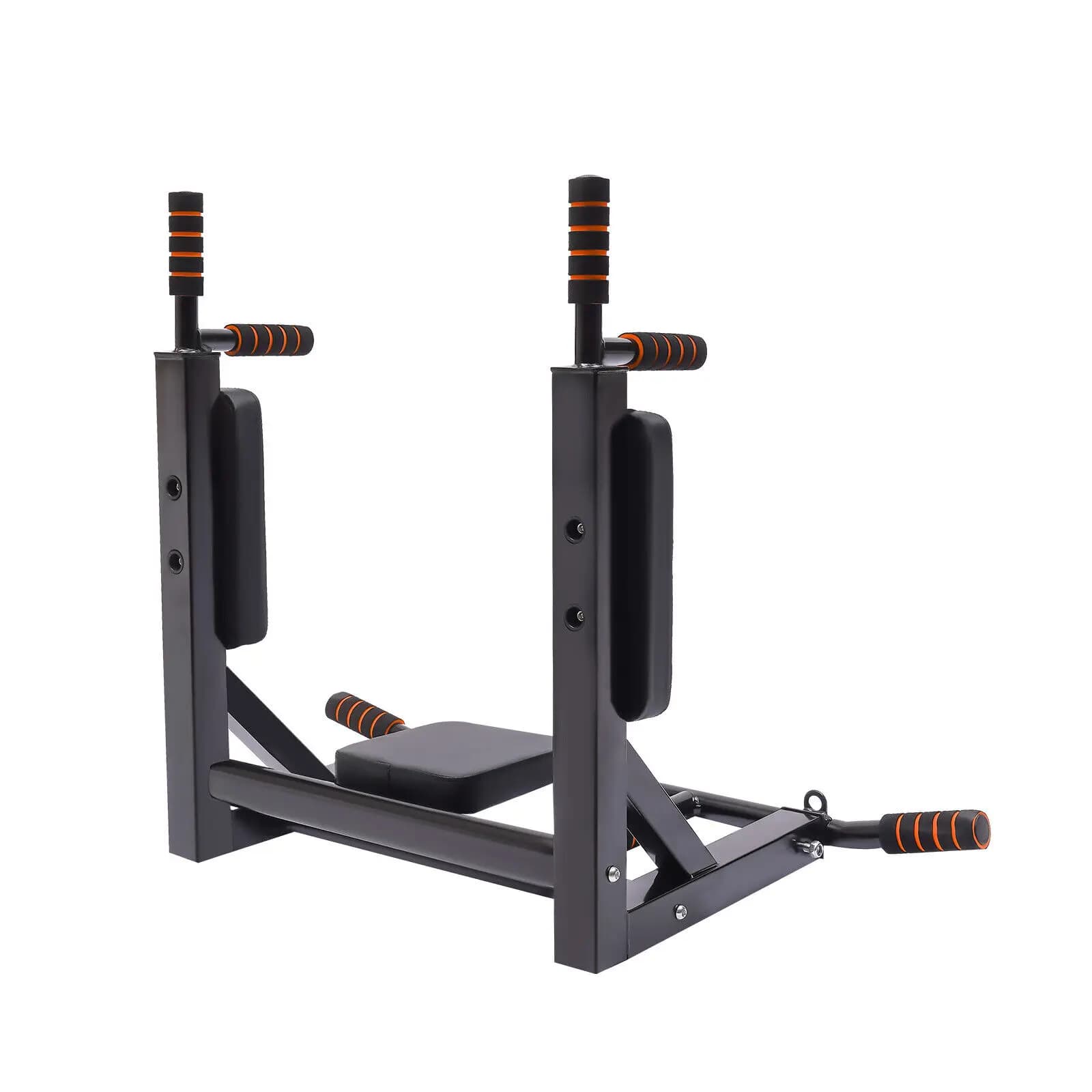 Station dips murale multifonction 200kg - Barre de traction et dips - Équipement fitness maison complet