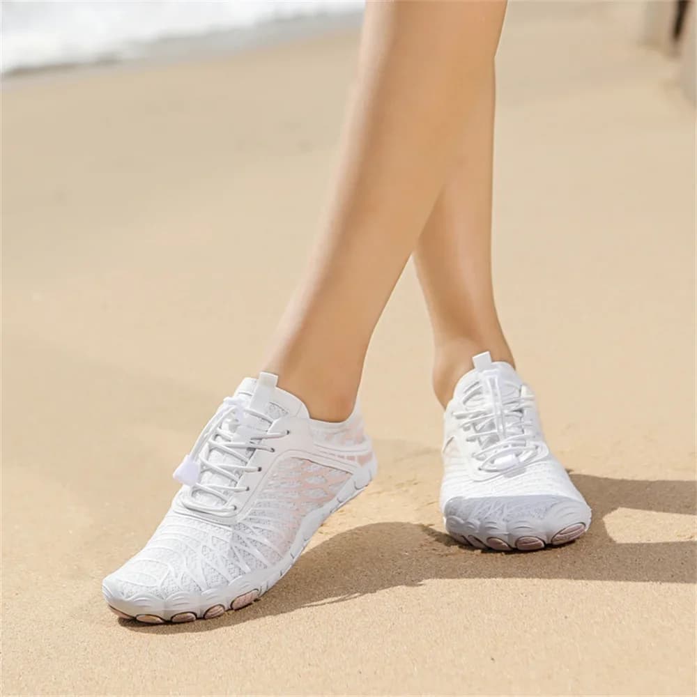 Chaussures aquatiques unisexes anti-dérapantes pour pêche en rivière et plage - Séchage rapide