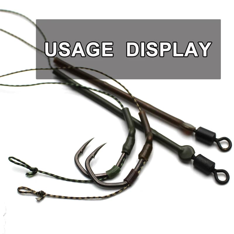 Ligne de pêche carpe 20m tresse souple sans revêtement pour hair rig 15IB 25IB 35IB