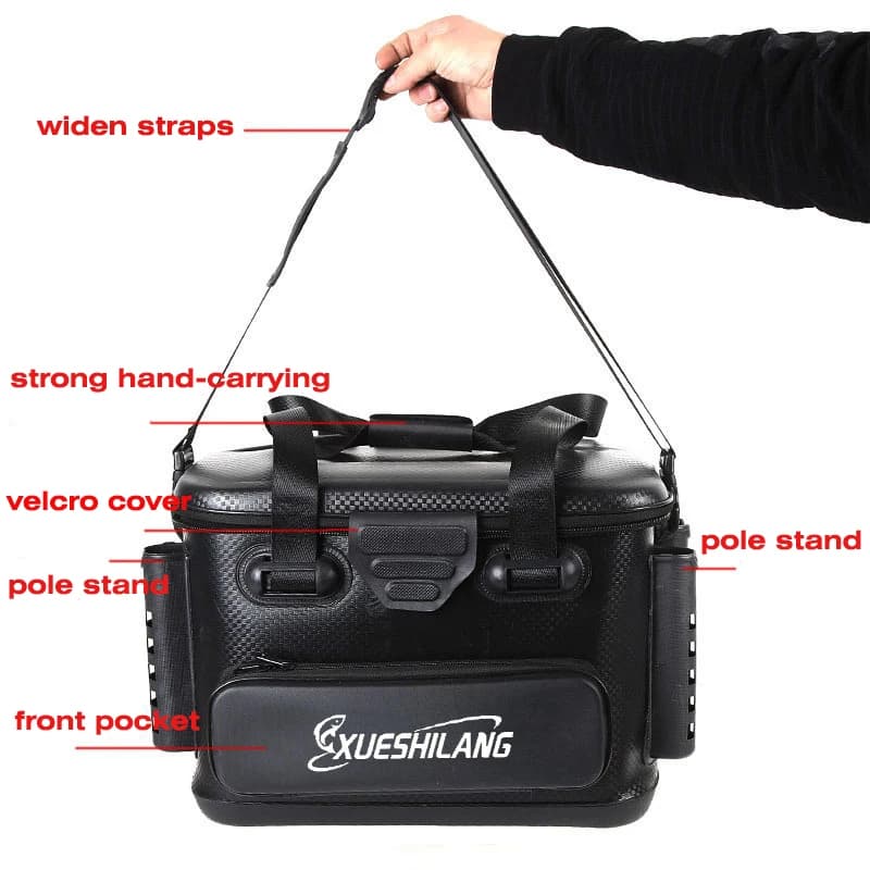 Sac à dos de pêche EVA multifonction 20L/28L/40L avec seau et porte-canne intégré