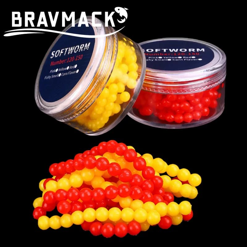 Perles appât à diffusion lente flottantes - Arômes fraise et maïs pour amorçage longue durée - Accessoire pêche