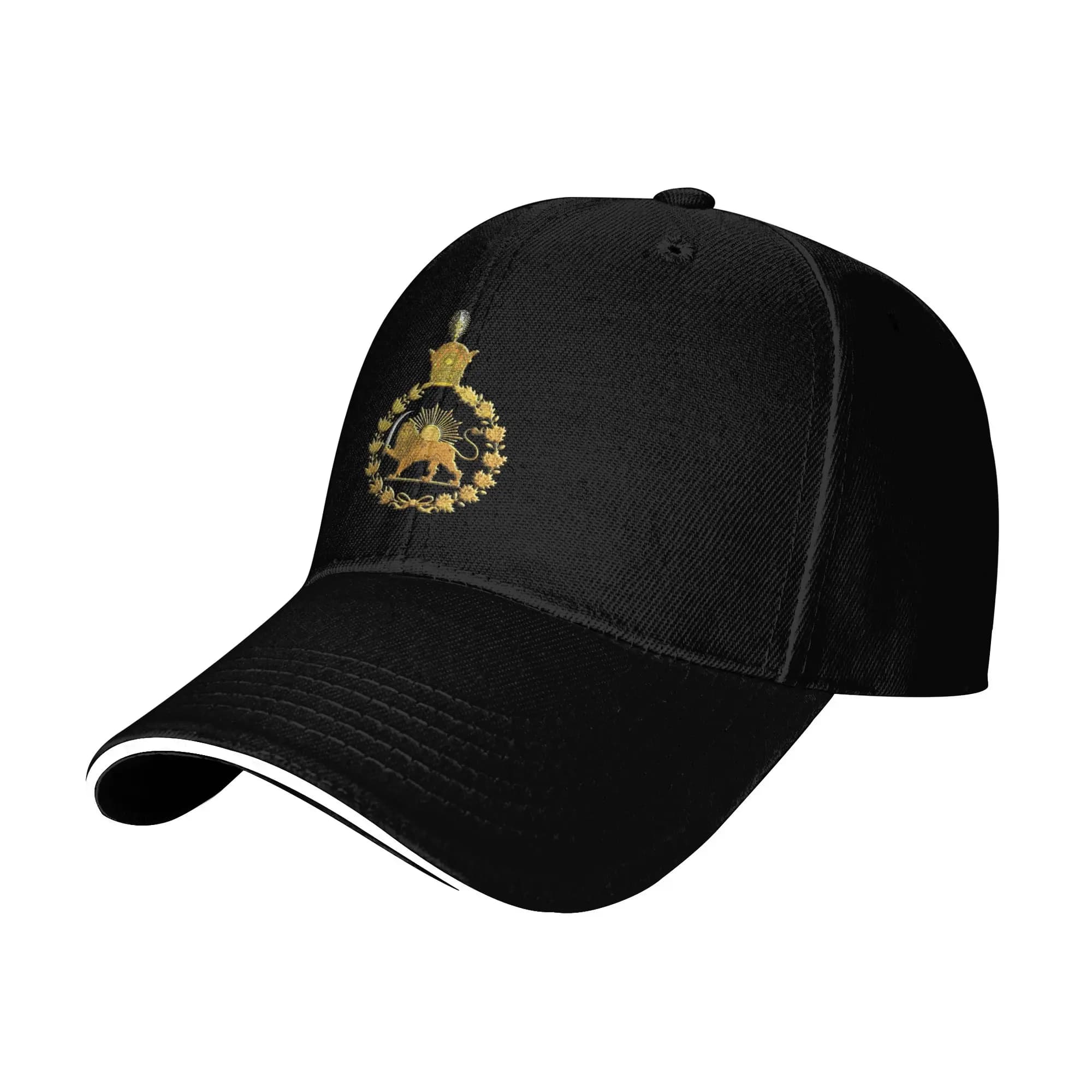 Casquette Iran lion soleil pêche - Chapeau baseball Pahlavi pêche camping été design unique
