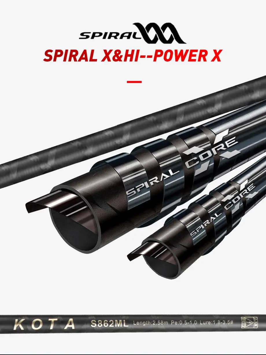 Canne encornet Egi Rod 2.58m spinning 862M 862ML carbone 40T anneaux Fuji pêche au calmar leurre