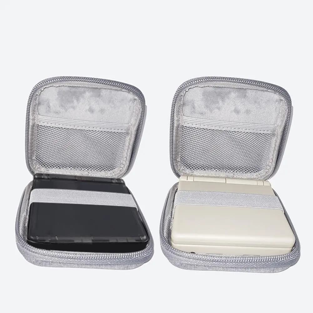 Étui coque rigide pour Anbernic RG35XX SP - Sac de protection avec compartiment câbles pour console portable