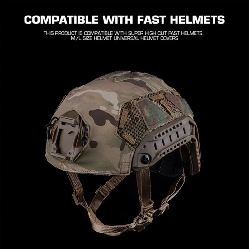 Housse casque FAST SF respirante universelle pêche airsoft chasse protection activités extérieures