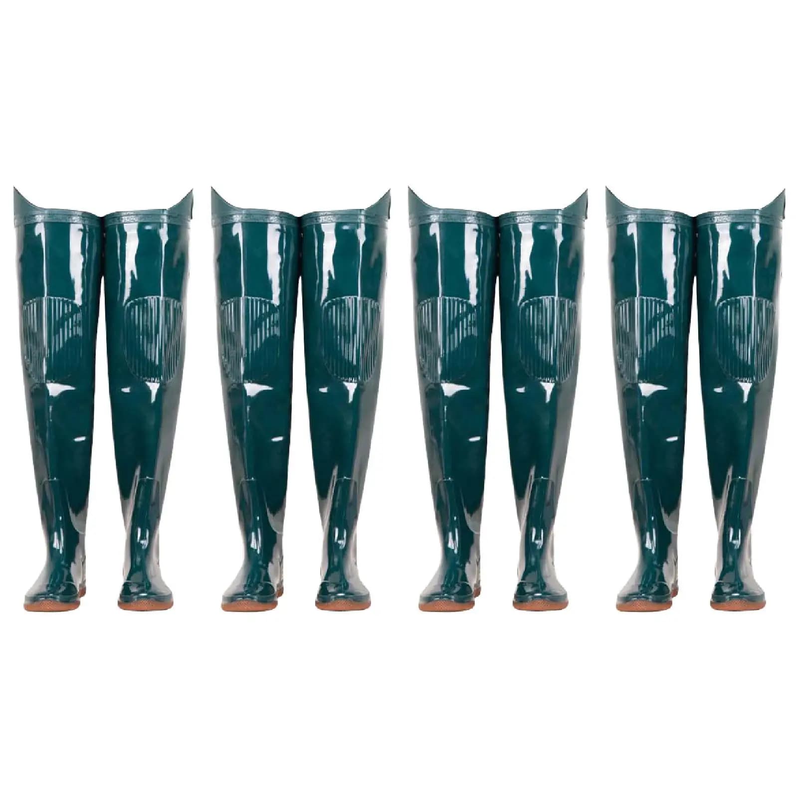 Bottes de pêche waders imperméables antidérapantes confortables - Bottes de pluie longues genouillères agriculture