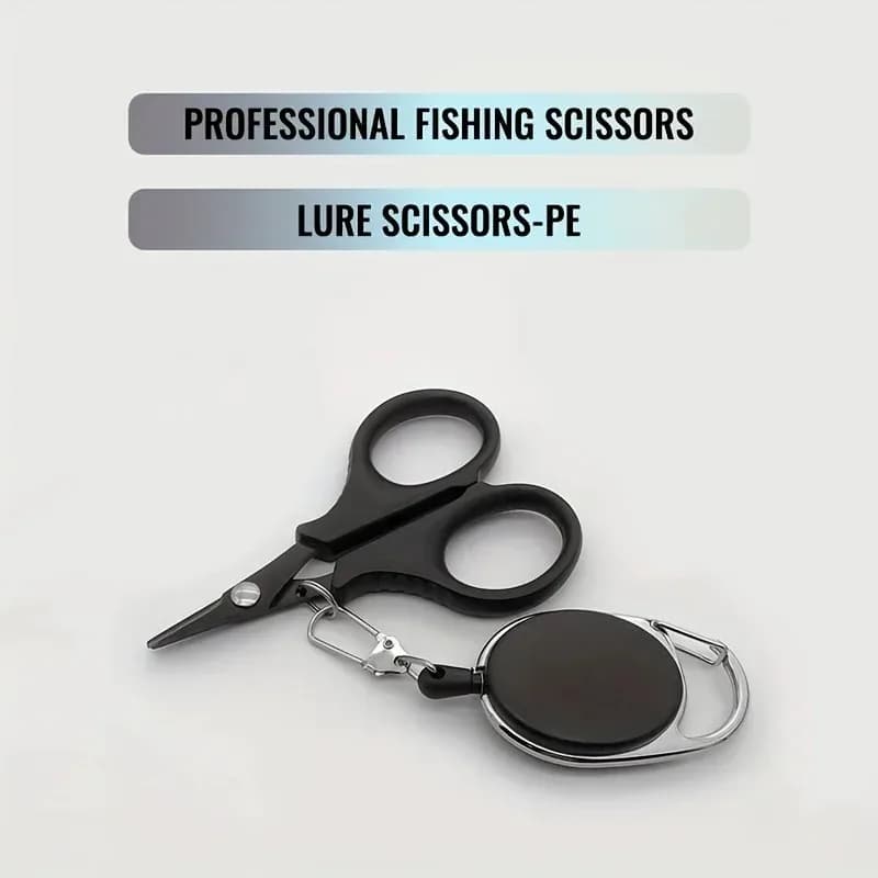 Stainless Steel Fishing Scissor Plier Cut PE Braid Line Cutter Plies Carp Fishin