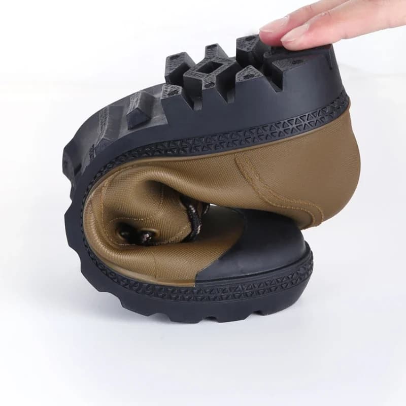 Bottes de pluie homme et femme imperméables hiver pêche camping randonnée lacets