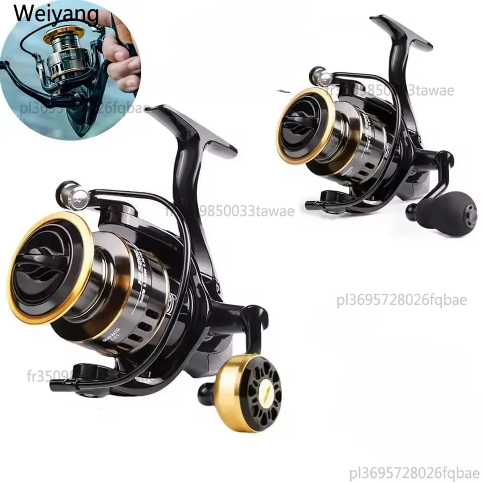 Nouveau moulinet spinning métal frein 12KG - Roue haute vitesse adaptable tous plans d'eau