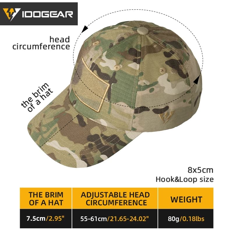 Casquette de pêche IDOGEAR respirante absorbante sueur pour pêche sport intensive