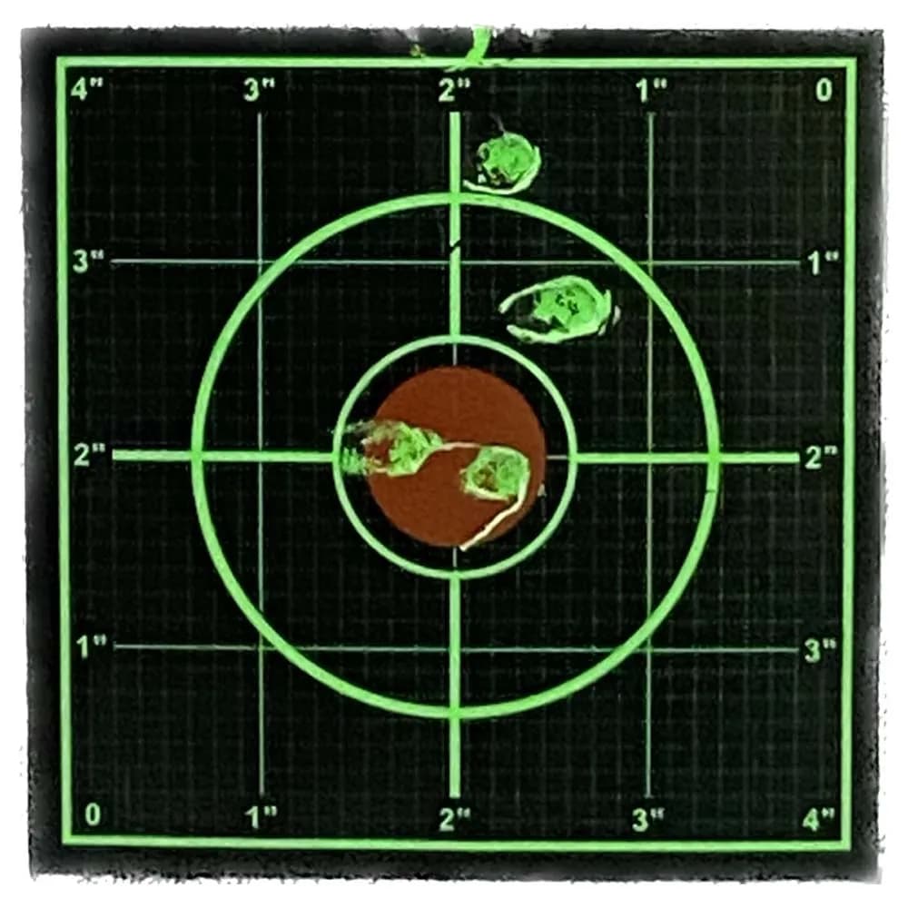 200 cibles papier réactives 10cm à grille noire autocollantes - pour BB, plombs, airsoft, fusil