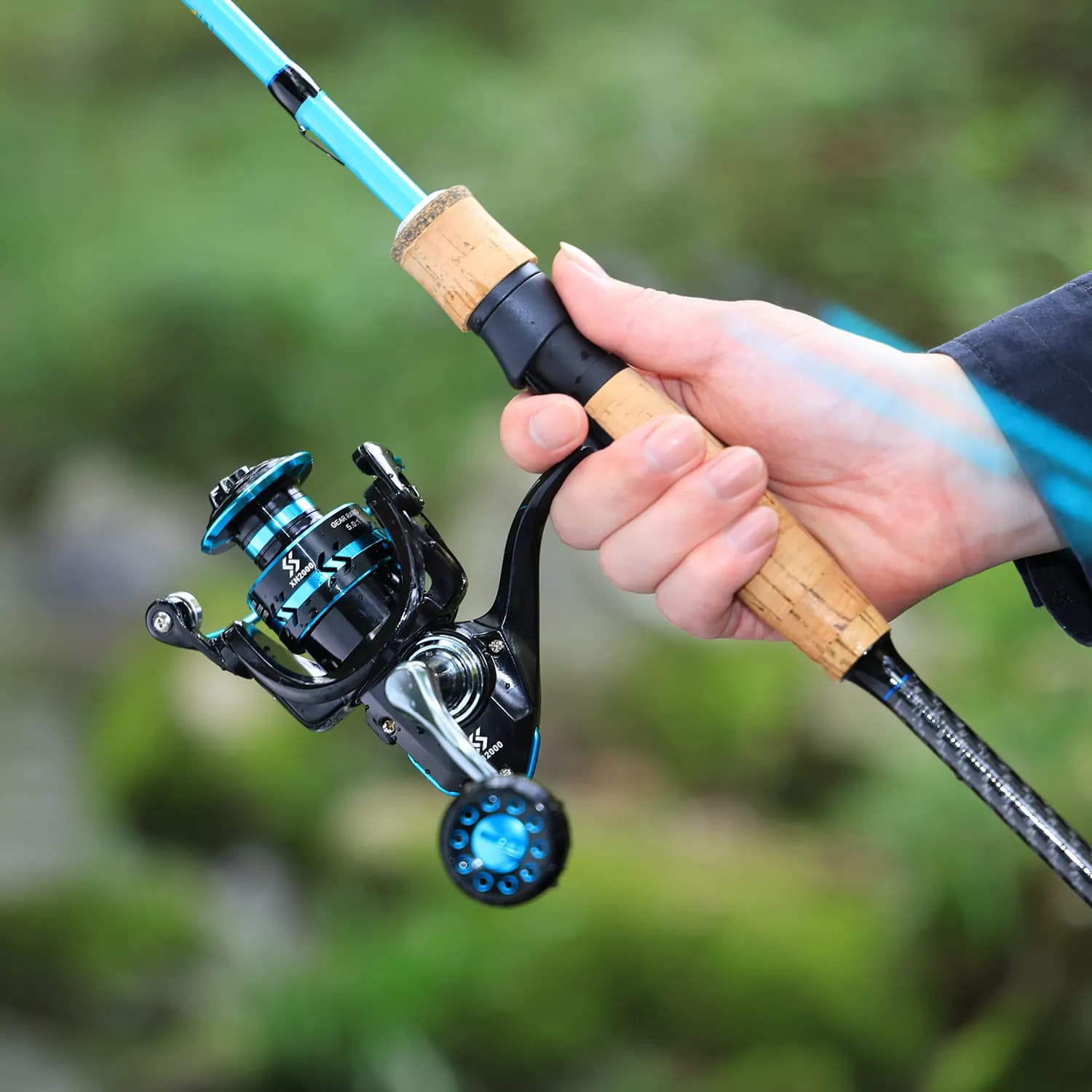 Moulinet spinning Sougayilang 2000-7000 12+1BB aluminium max drag 16kg avec ligne offerte