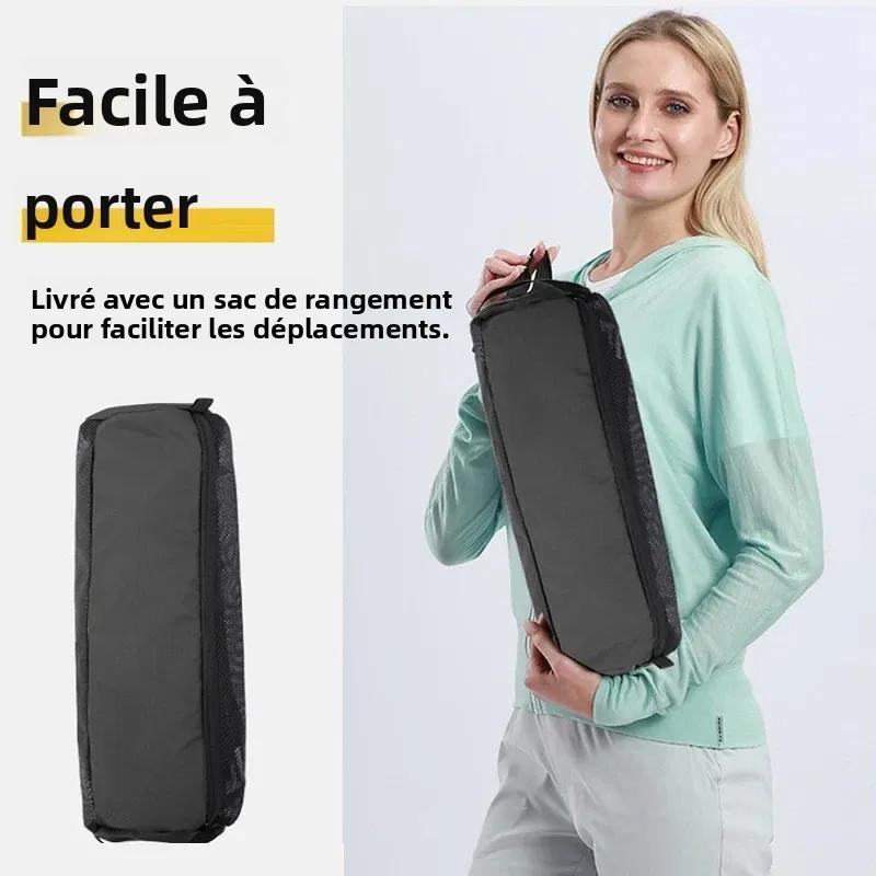 Siège pliant WESTTUNE portable avec appui-tête - Chaise pêche camping légère aluminium extérieur