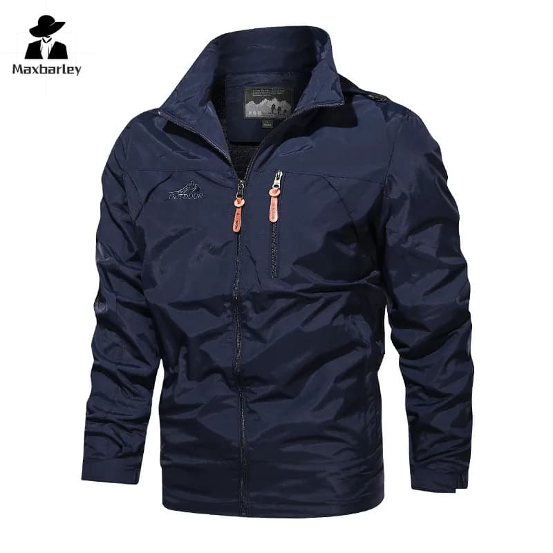 Veste homme extérieur coupe-vent imperméable tactique militaire pêche camping 5XL grande taille