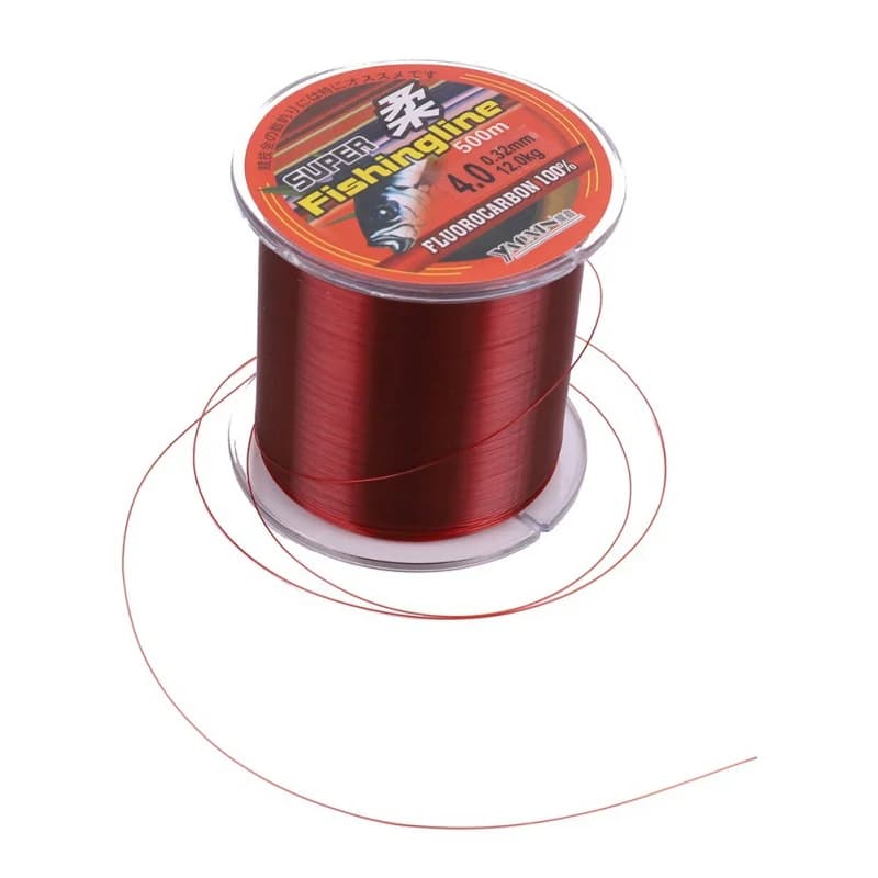 Ligne leader nylon 500M super résistante - Pour pêche eau douce et mer avec excellente résistance abrasion