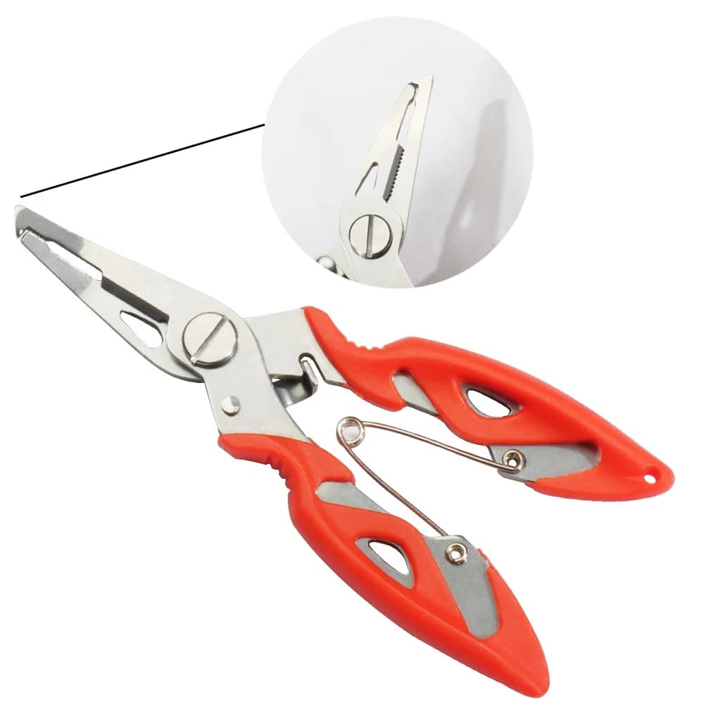 Pinces pêche multifonctions ciseaux extracteur hameçon ouvre anneaux coupe ligne