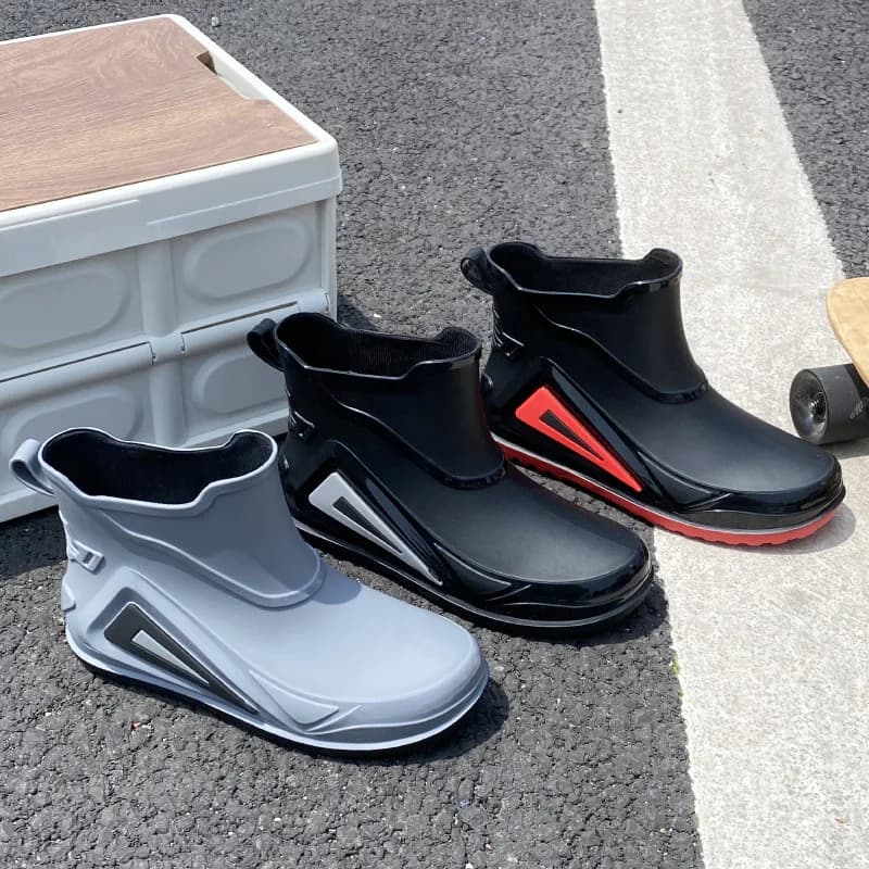 Chaussures pêche homme 2025 légères randonnée aquatique étanches durables bottes pluie Shaxi antidérapantes