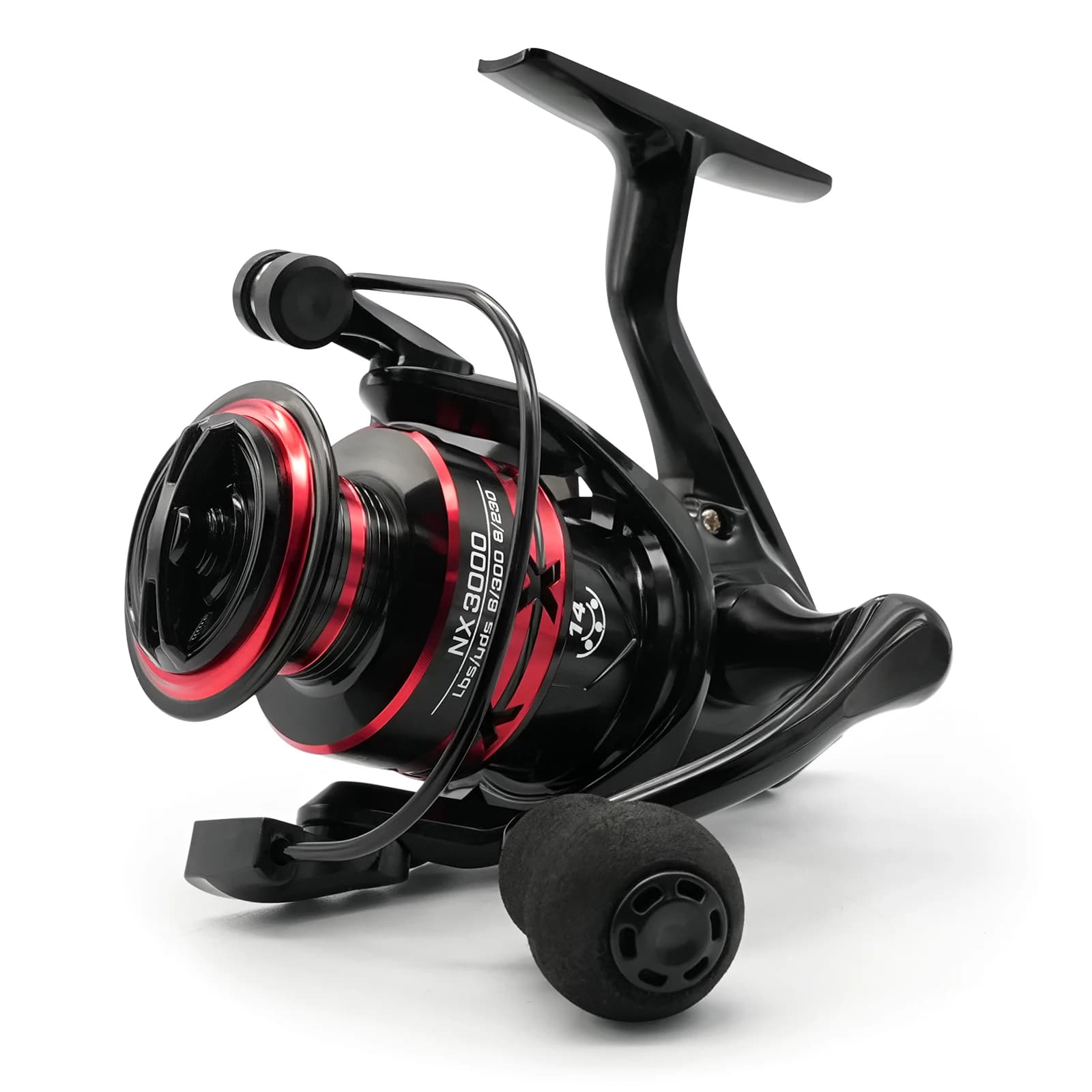 Moulinet spinning Rooblinos NX pour eau salée et douce - Bobine métal interchangeable gauche/droite