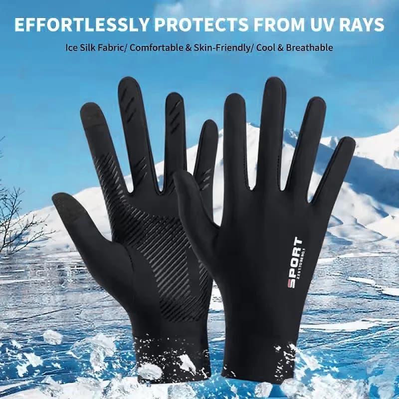 Gants pêche été anti-dérapants imperméables écran tactile protection UV pour pêcheurs actifs