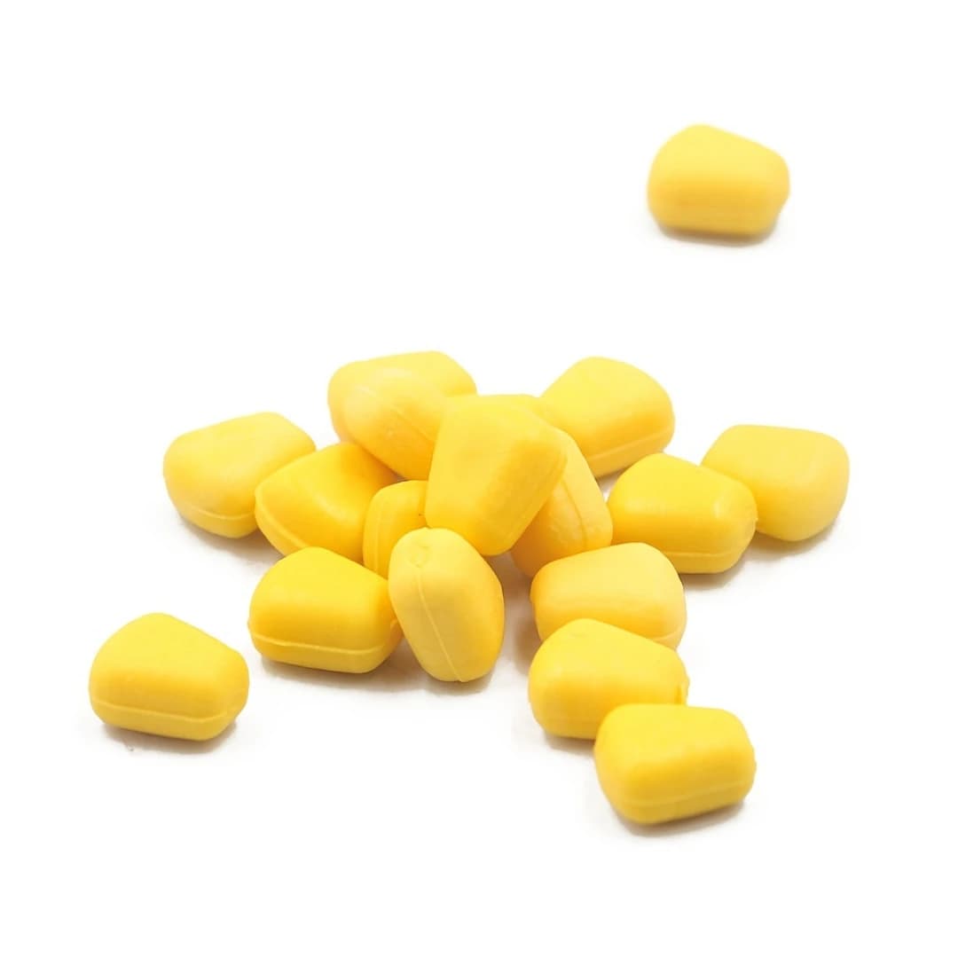 50 leurres silicone maïs flottants parfum crème appâts artificiels carpe succès pêche