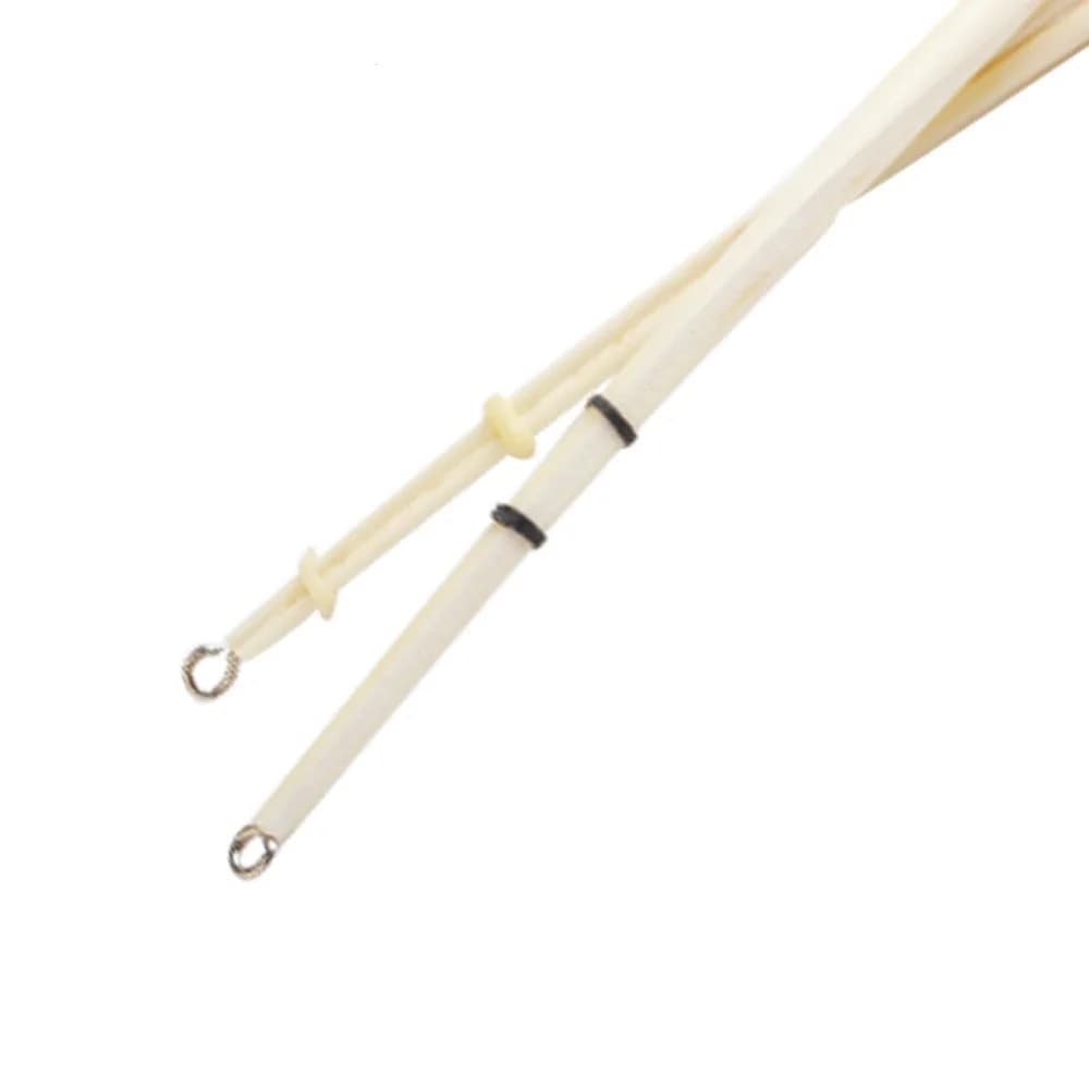 Kit flotteurs de pêche en plume de paon, type queue rigide, avec tiges flottantes, 10 pièces