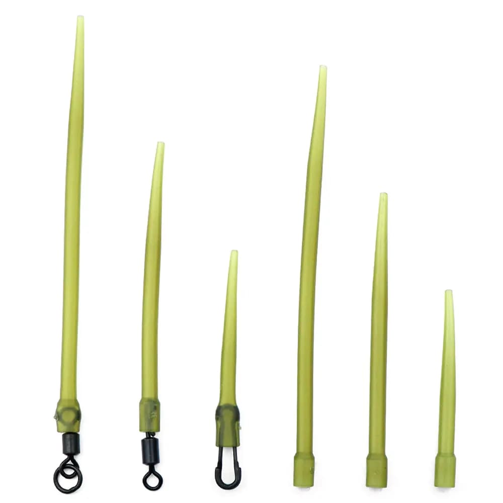 20 pièces accessoires pêche carpe anti-enchevêtrement manchon caoutchouc montage cheveu
