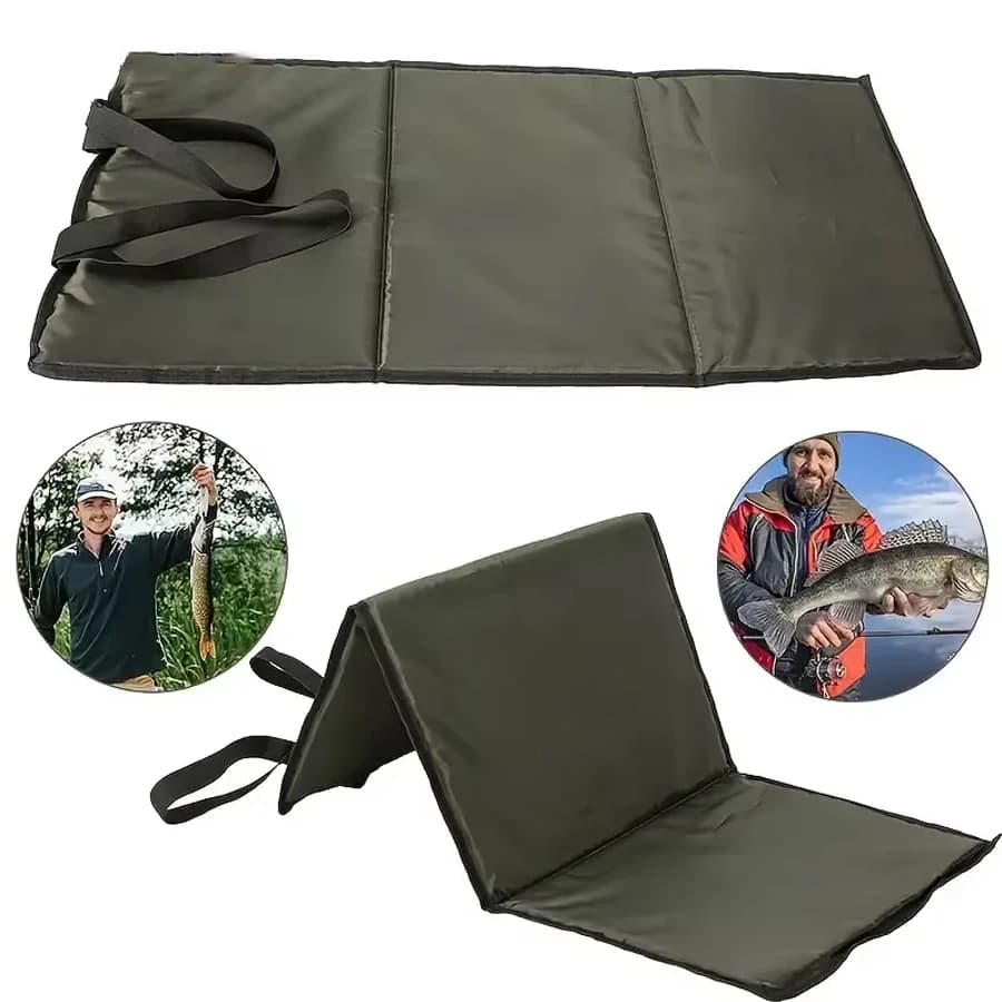 Tapis pêche pliable Comfort-Grip durable avec éponge respirante pour décrochage sécurisé des poissons