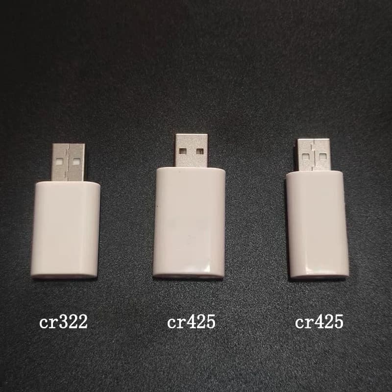 Chargeur batterie CR425 CR322 USB pour accessoires flotteurs pêche électronique rechargeable