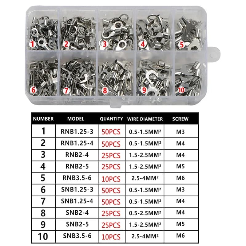 Pince à sertir électrique multifonction avec coupe-fils et kit connecteurs pour électricien pêche