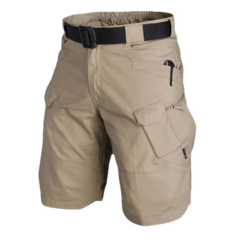 Short cargo homme été - Pantalon trekking imperméable, randonnée pêche camping sports outdoor
