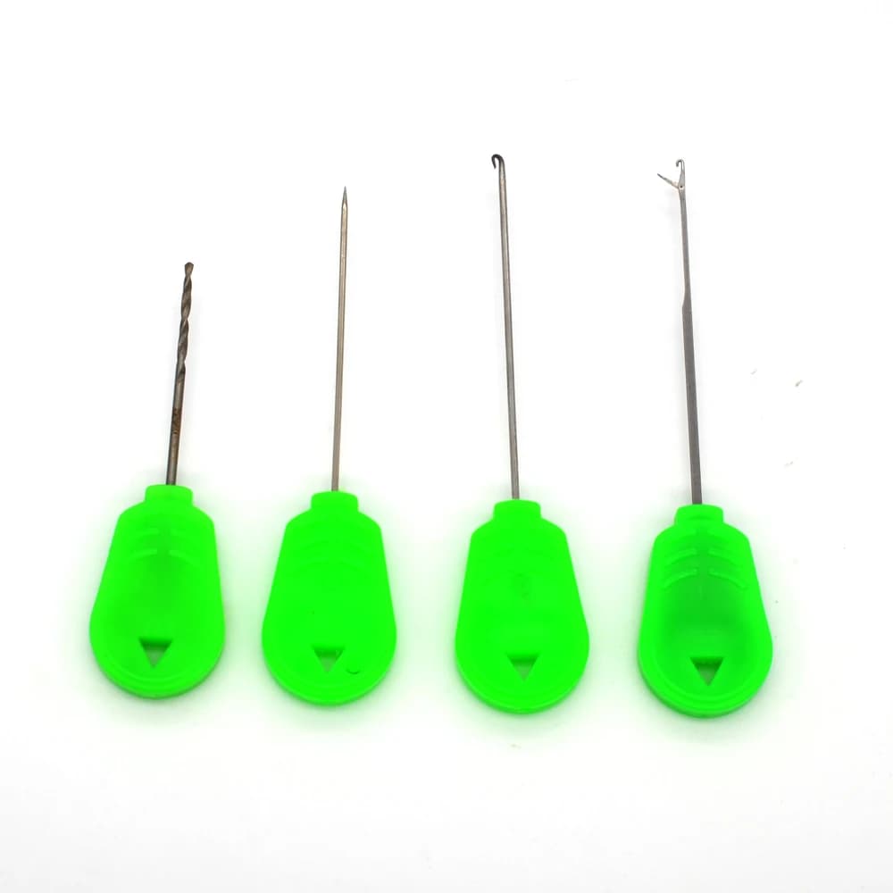 Kit outils Topranc pour montages carpe - Aiguille, perce-appât et accessoires hair rigs professionnels
