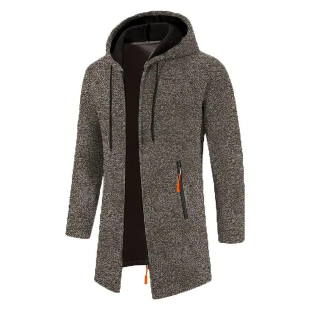 Sweatshirt pêche homme oversize automne - Veste chaude à capuche pour pêche confortable