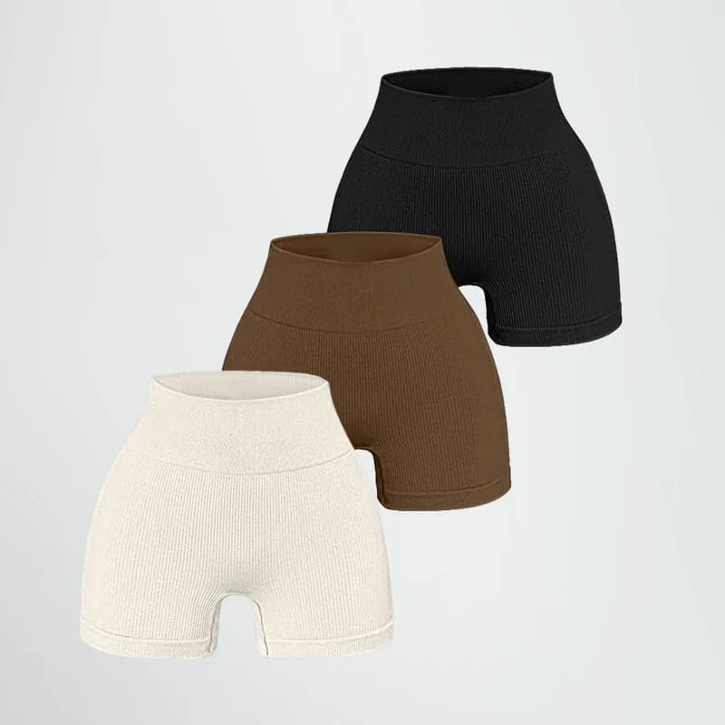Legging de yoga femme haute taille effet gainant - Texture côtelée et coupe ajustée pour le sport