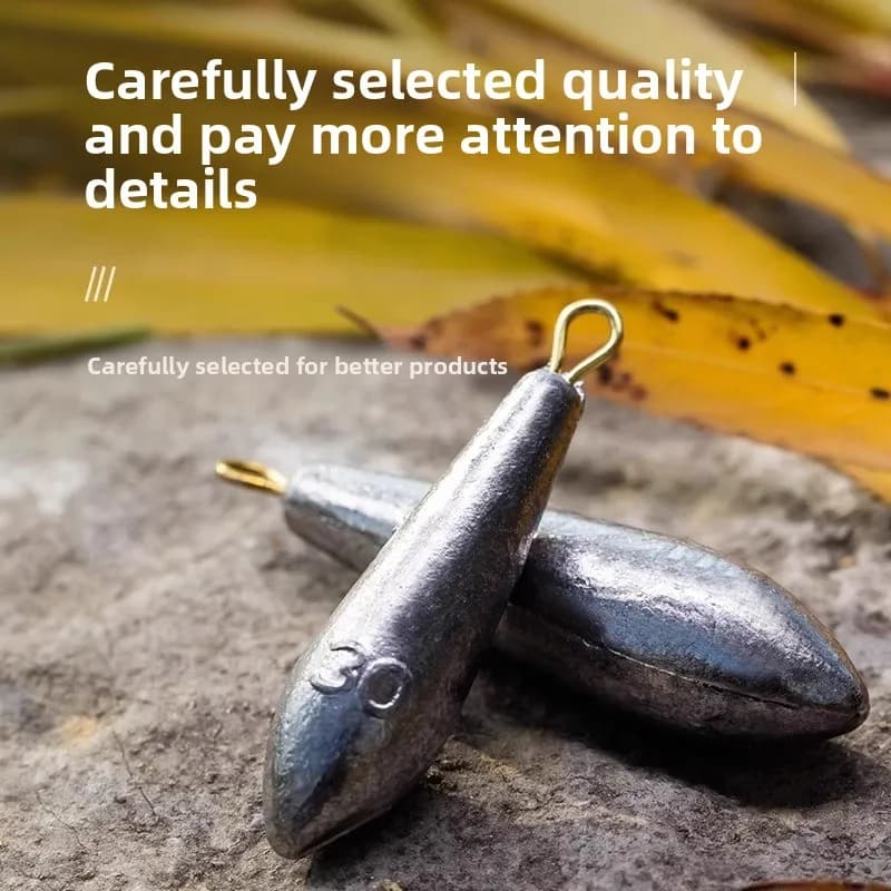 Plombs pêche 10g à 100g - poids bullet plongée profonde sinkers plombs pêche accessoires