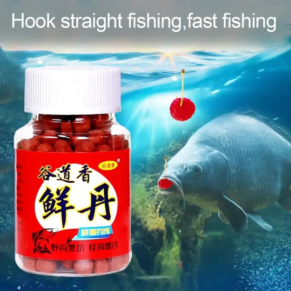 Granulés protéinés humides attractants pêche - Appât forte odeur poissonnée pêche sauvage homme paresseux