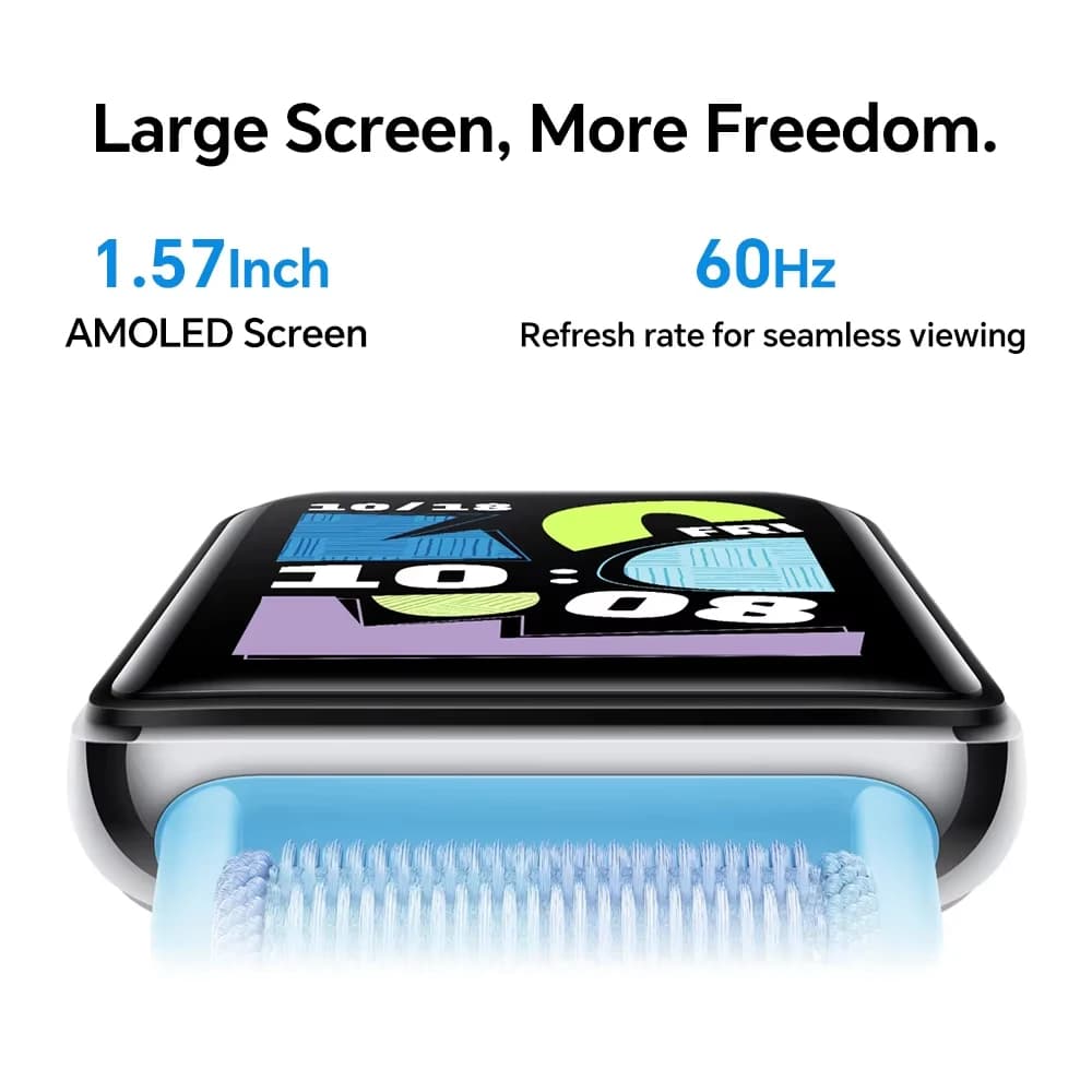 Honor Band 10 Version Globale - Bracelet connecté écran AMOLED 1,57 pouces étanche 5ATM santé matinale