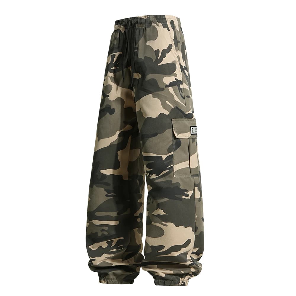 Salopette camouflage tactique pour hommes - Multi-poches qualité - Parfait entraînement pêche