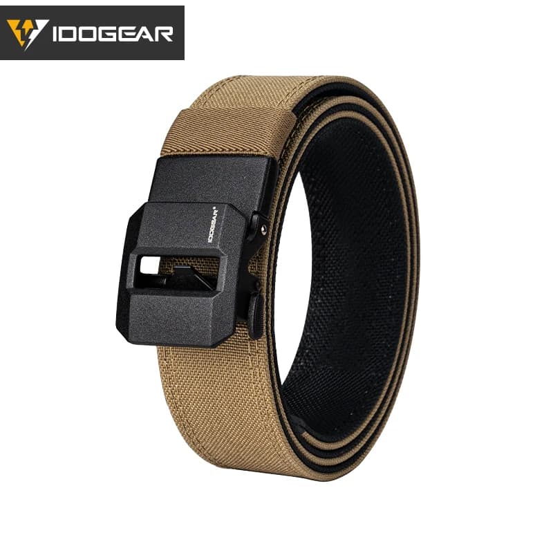Ceinture tactique rigide 1.5 pouces IDOGEAR boucle automatique - Équipement pêche IPSC durable 3430