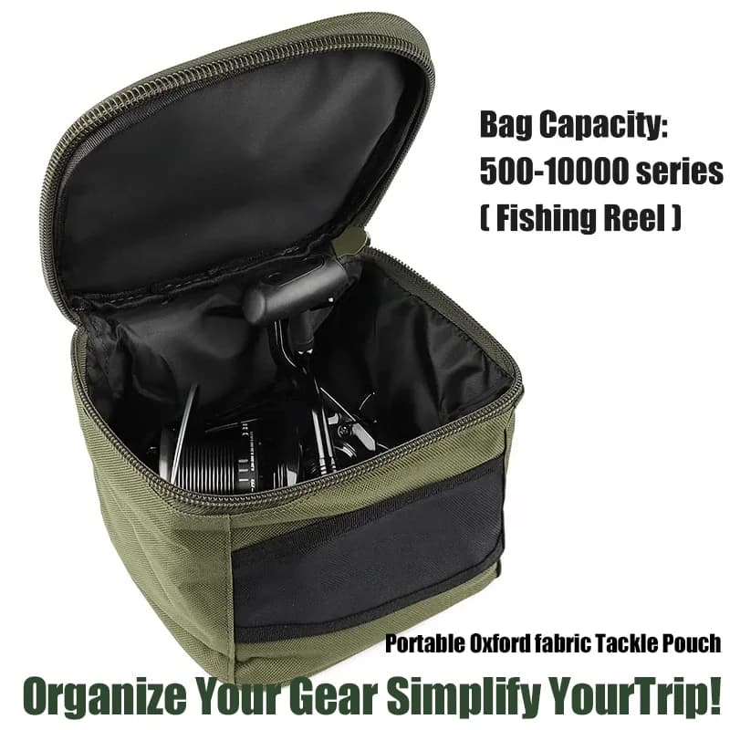 Étui de rangement portable pour moulinet de pêche série 500-10000 organisateur accessoires
