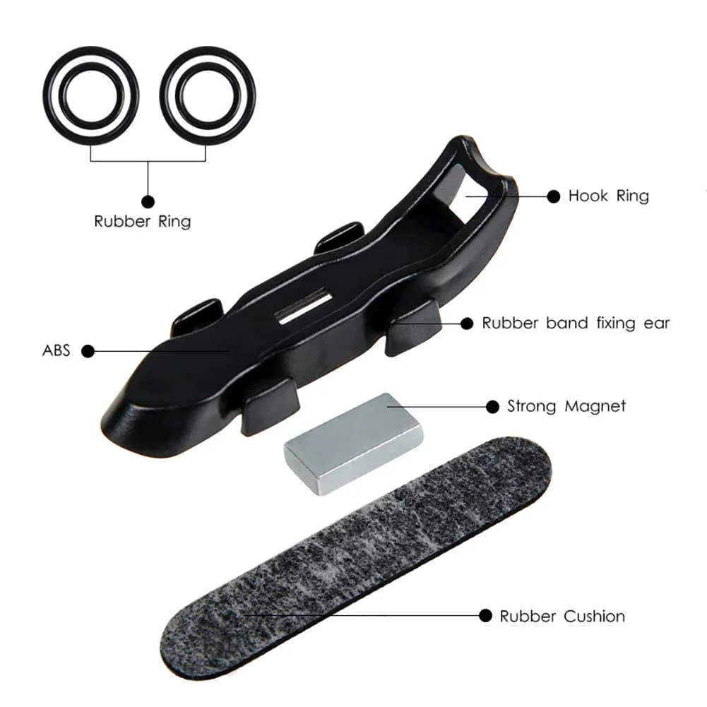 Porte-leurres magnétique 1-5 pièces sécurité canne à pêche support appâts accessoire pêche
