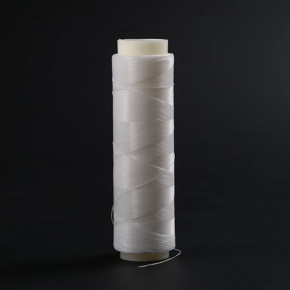 Fil nylon invisible 200M flottant blanc pour pêche légère et appâts naturels discrétion optimale