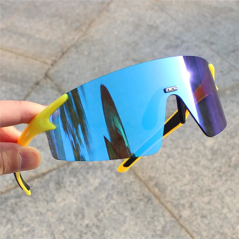 Lunettes de sport NRC 3 lentilles UV400 TR90 vélo VTT pêche randonnée hommes femmes