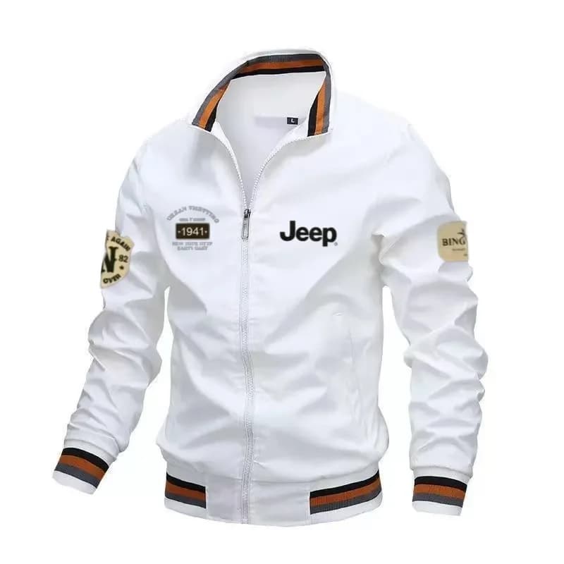 Veste casual Jeep haute qualité col montant pour pêche printemps automne sorties outdoor camping