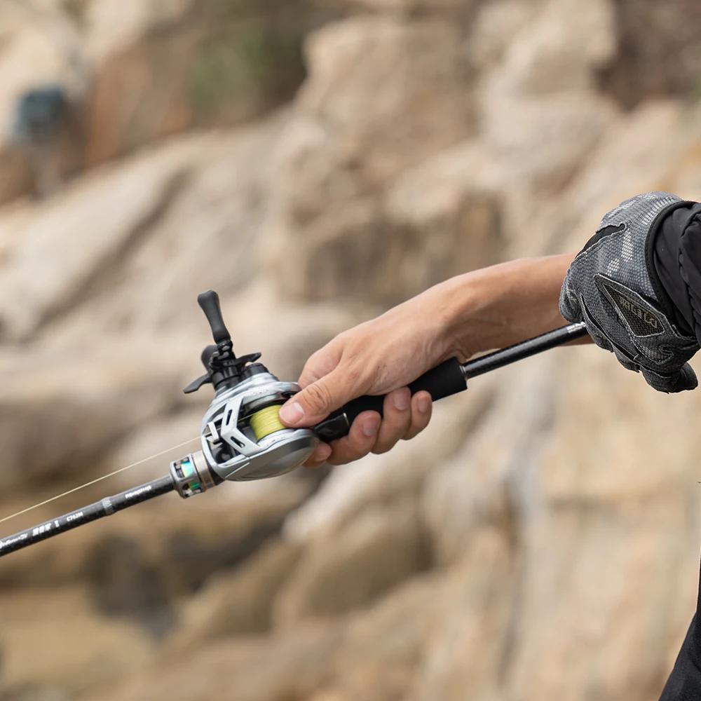 Canne pêche FishingFans 2.0Pro carbone T1100S avec guides titane et siège moulinet carbone spinning casting