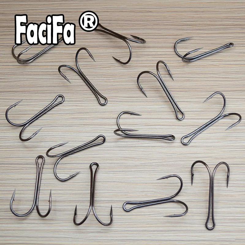 Hameçons doubles pour pêche à la mouche et jigging - Tailles 1 à 5/0 pour bar et carnassiers