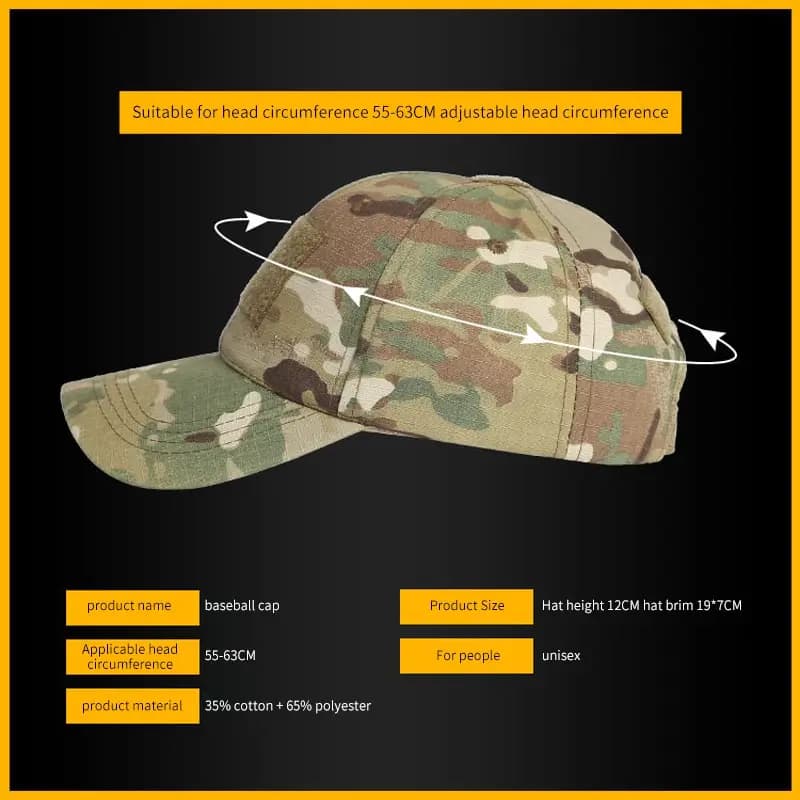 Casquette camouflage militaire adulte entraînement vent poussière protection sol pêche extérieure