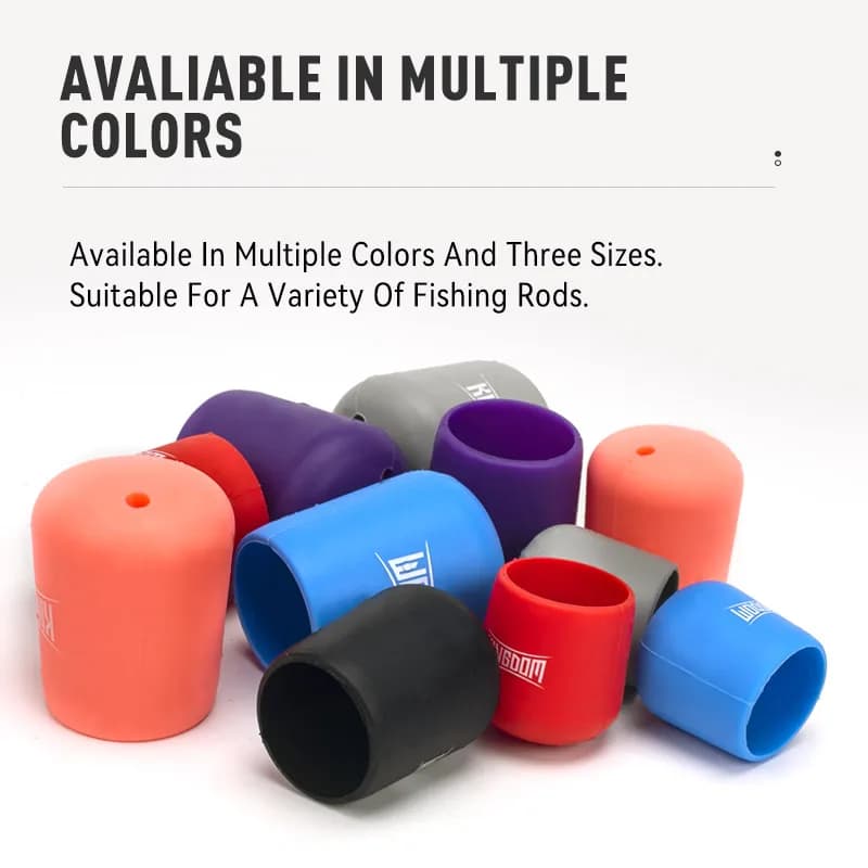 Protection manche canne pêche silicone bouchon embout protecteur accessoire matériel pêche